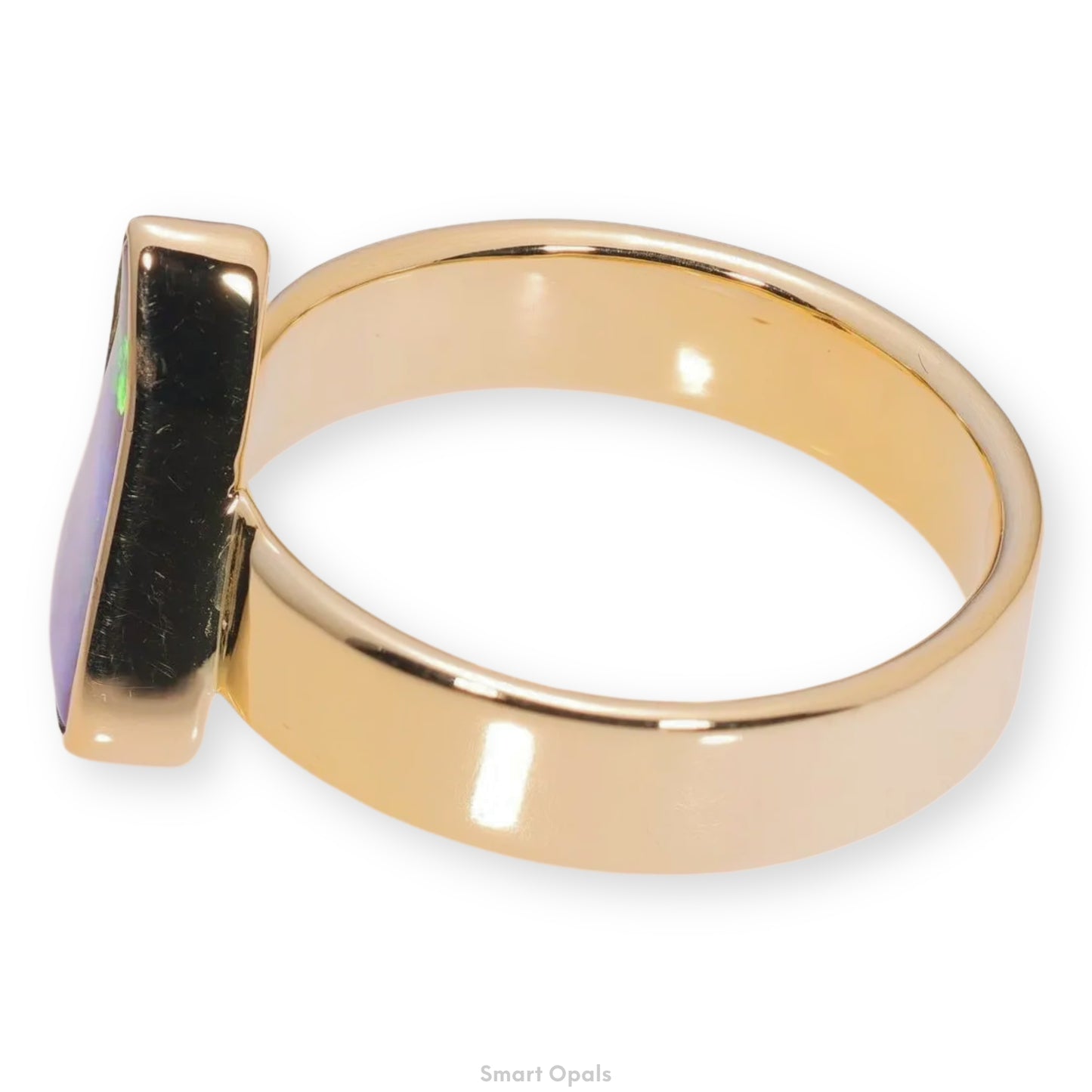 Atoll Boulder Opal 18K Gold Ring 21302