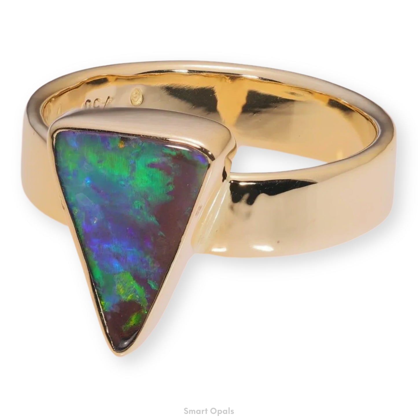 Atoll Boulder Opal 18K Gold Ring 21302