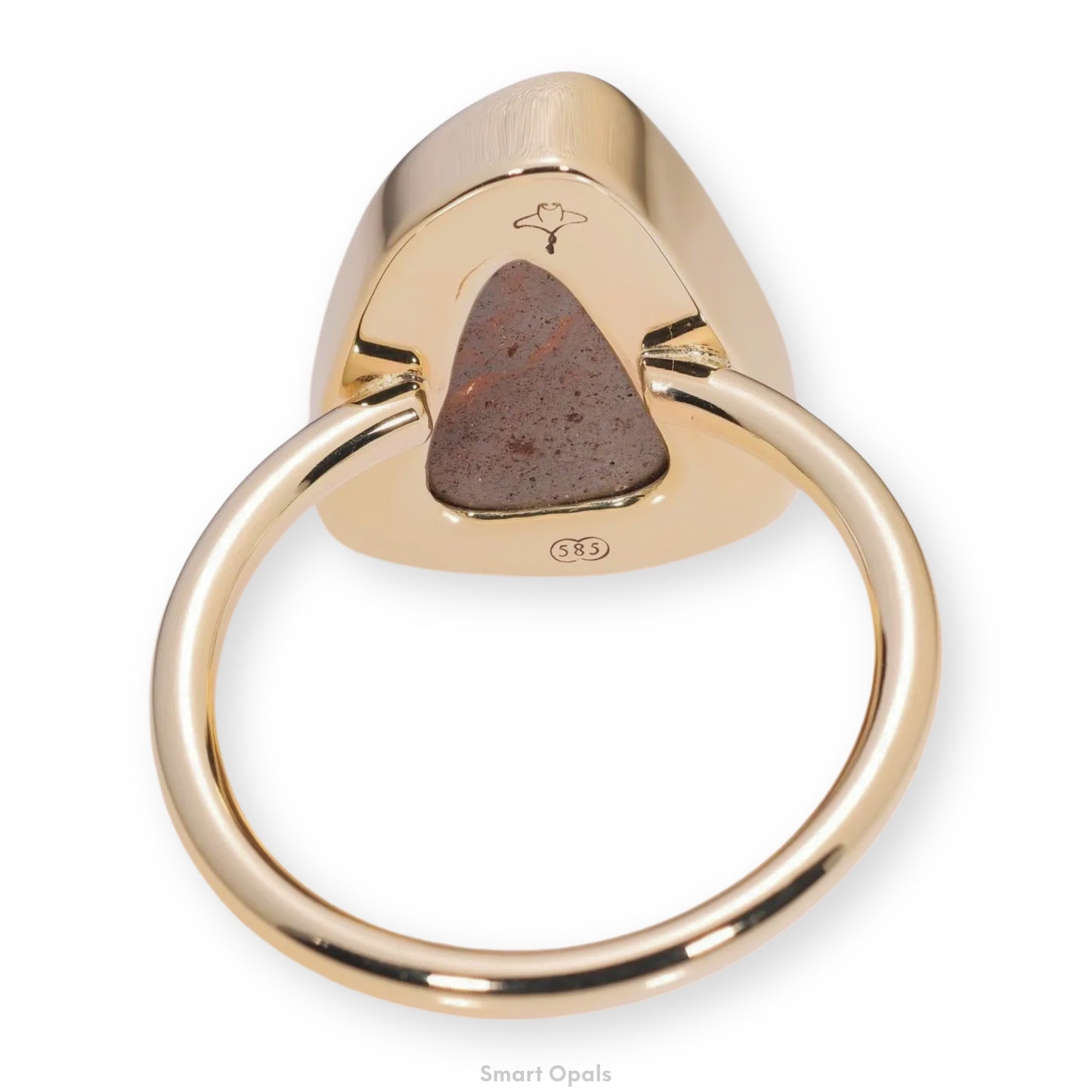 Atoll Boulder Opal 14K Gold Ring 25551