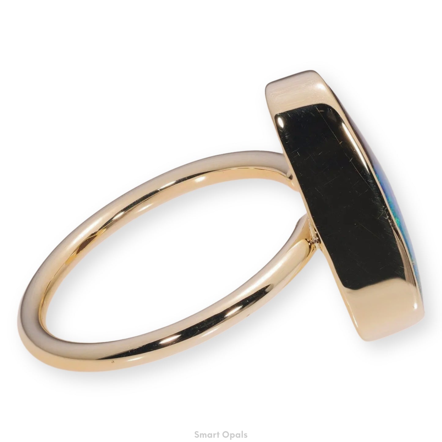 Atoll Boulder Opal 14K Gold Ring 25551