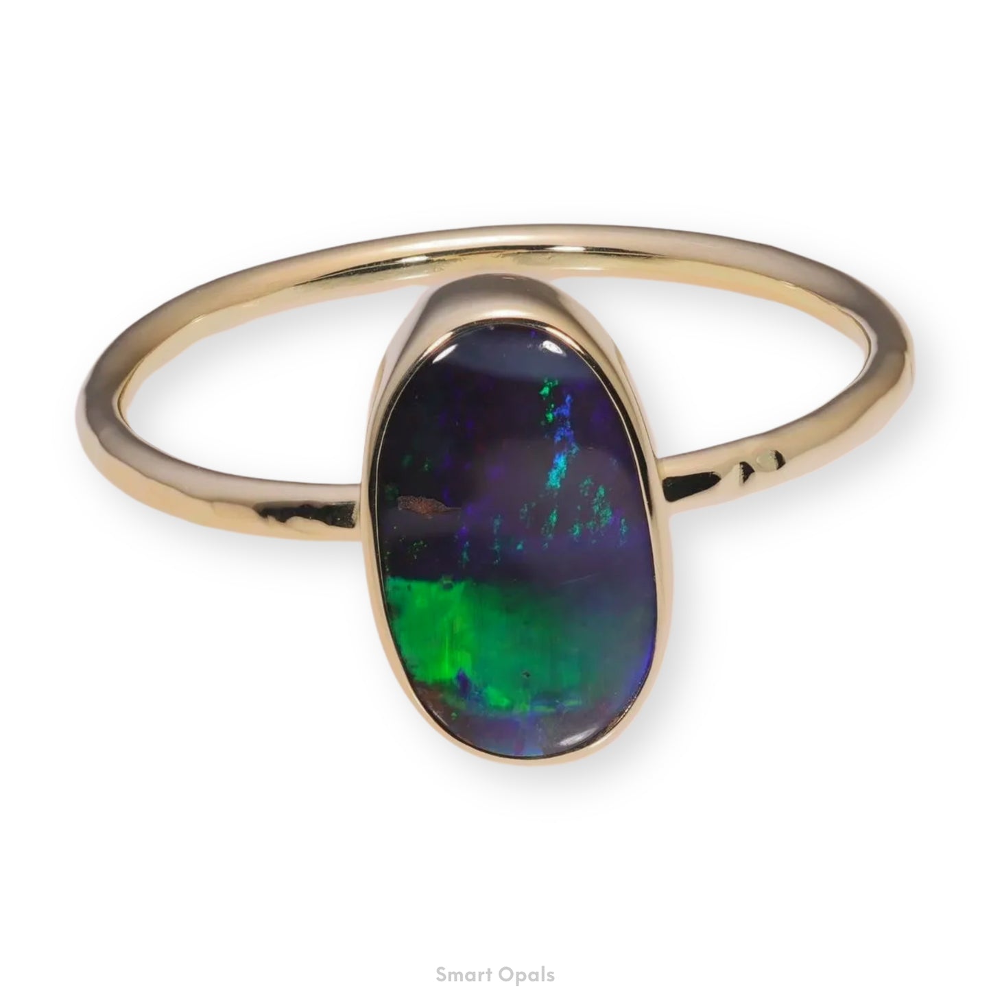 Atoll Boulder Opal 14K Gold Ring 27243