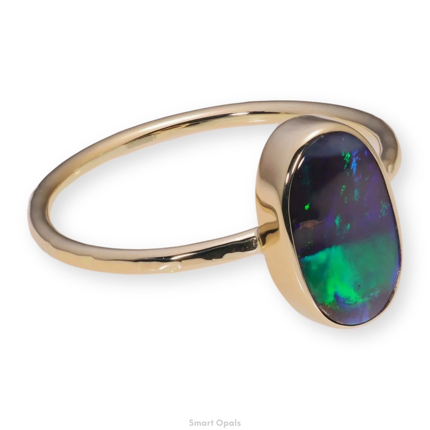 Atoll Boulder Opal 14K Gold Ring 27243