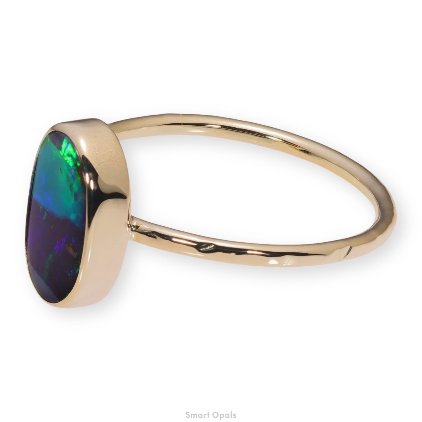 Atoll Boulder Opal 14K Gold Ring 27243