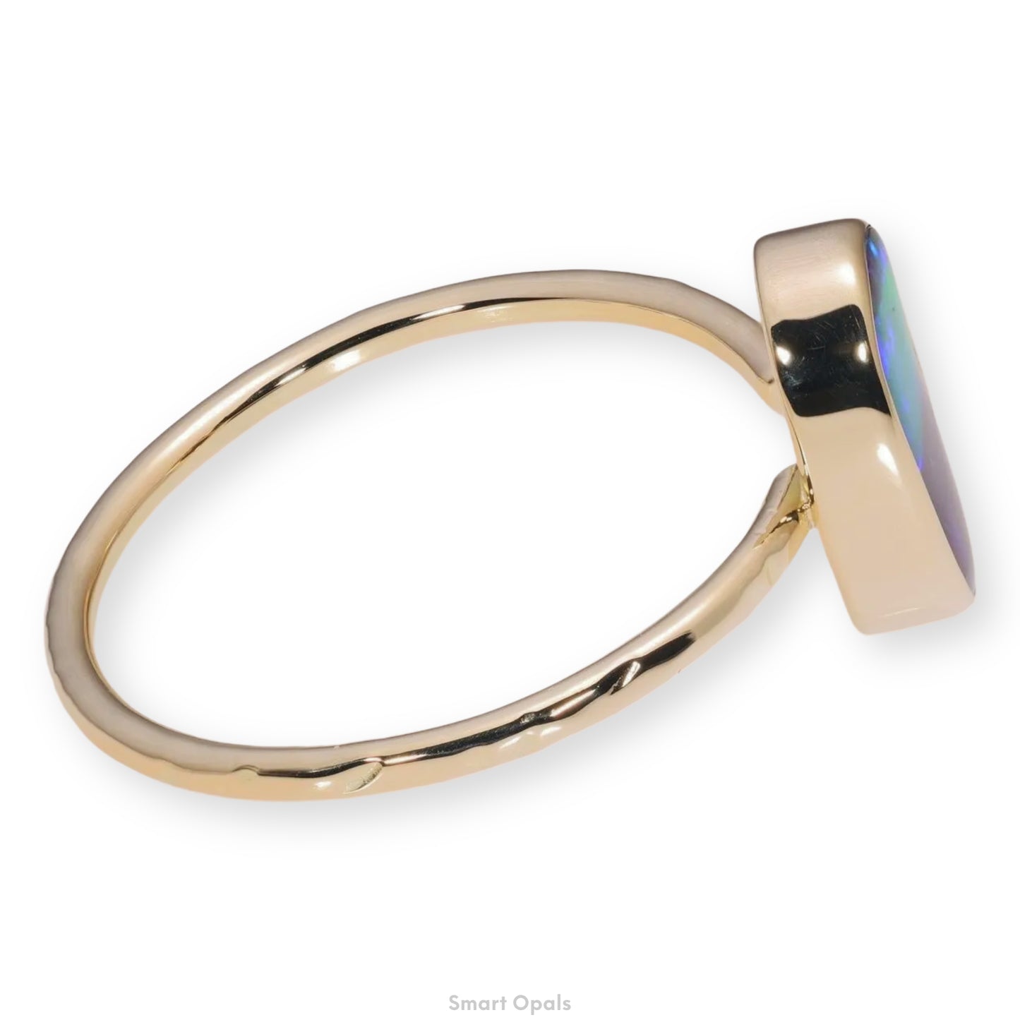 Atoll Boulder Opal 14K Gold Ring 27243