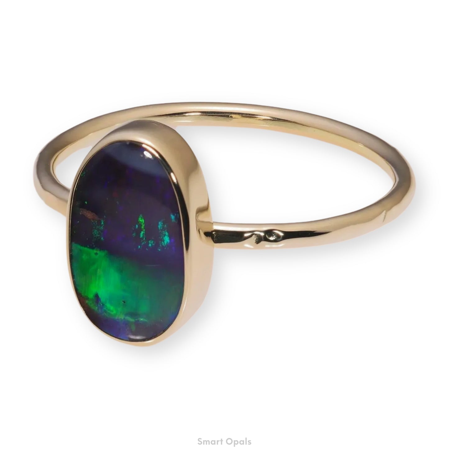 Atoll Boulder Opal 14K Gold Ring 27243