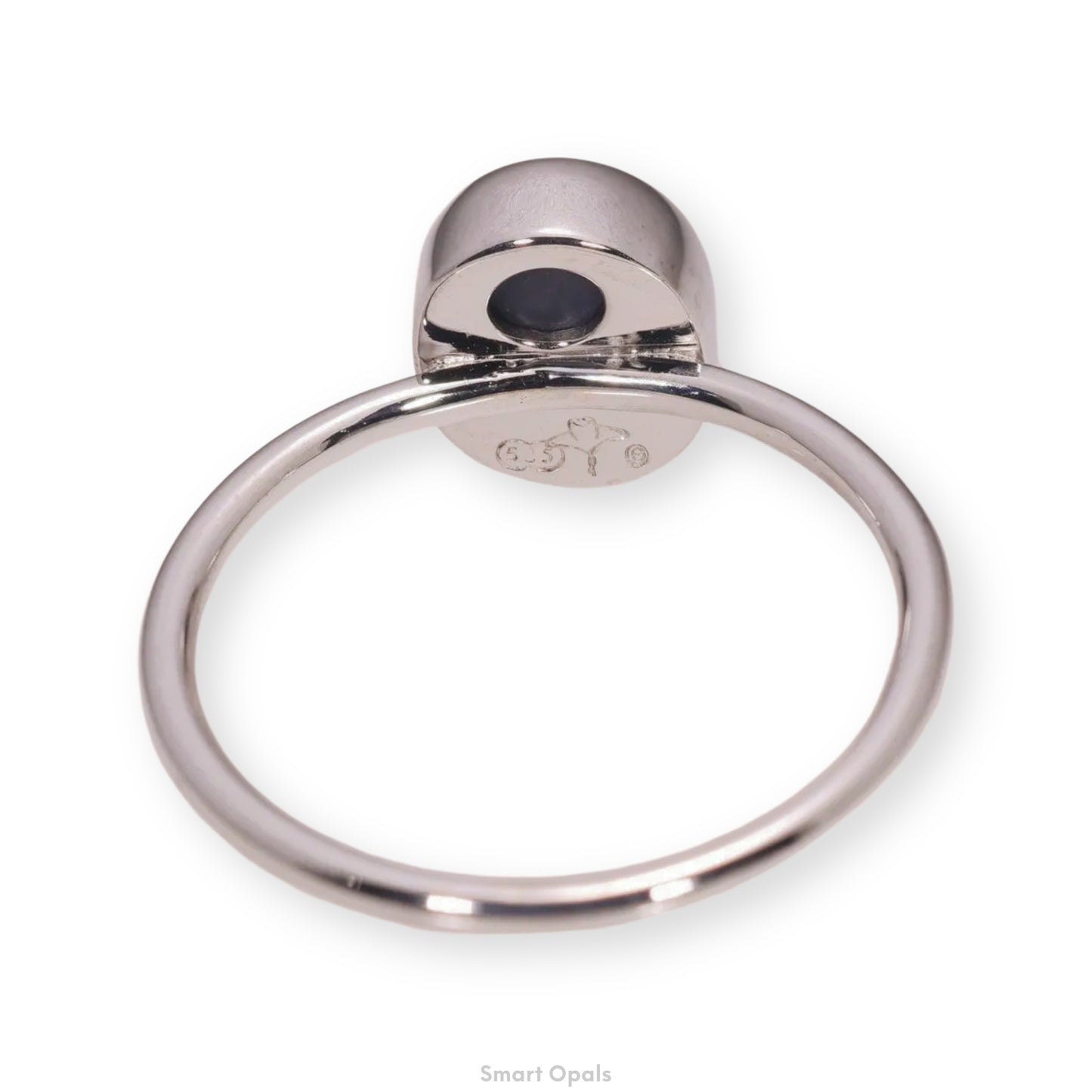 Atoll Lightning Ridge Opal 14K White Gold Ring 27433
