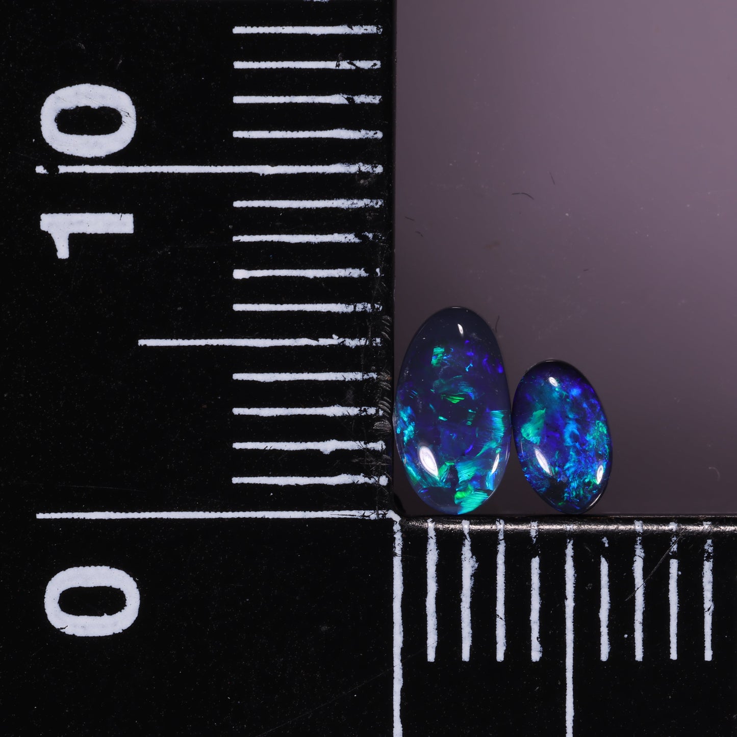 Lightning Ridge Set 0.7 cts 30489