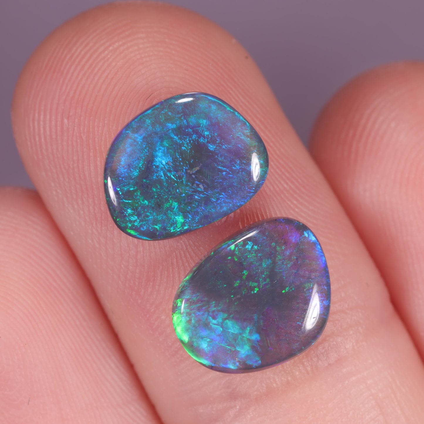 Lightning Ridge Pair 2.46 cts 31226