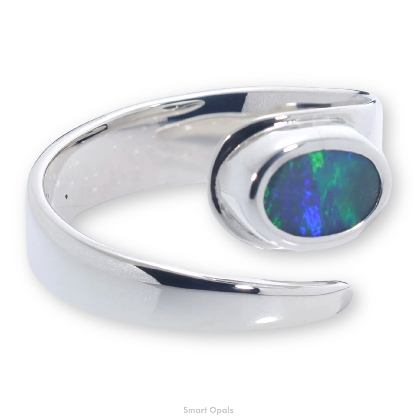 Lightning Ridge Ring 0.77 cts 32028