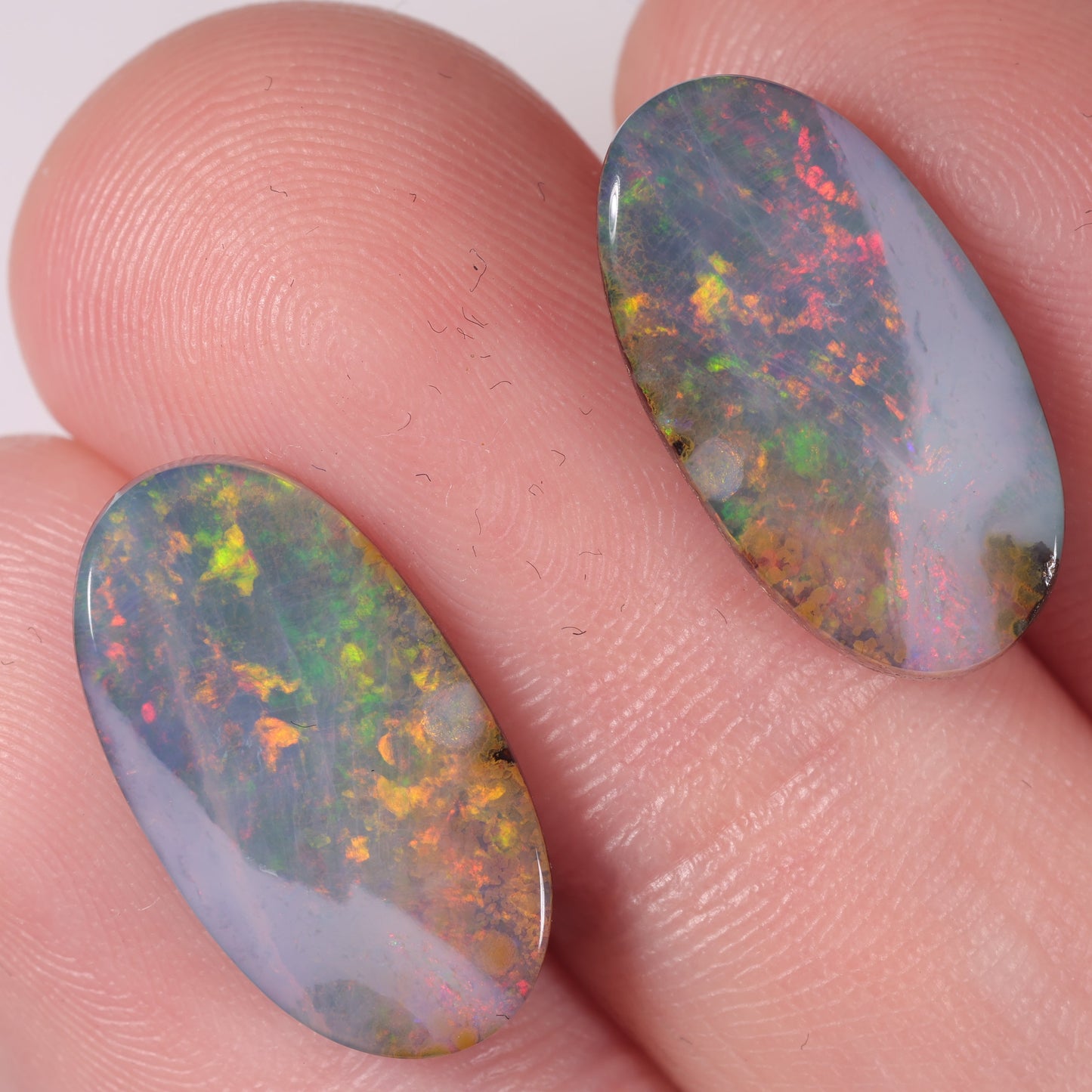 Boulder Opal Pair 8 cts 33630