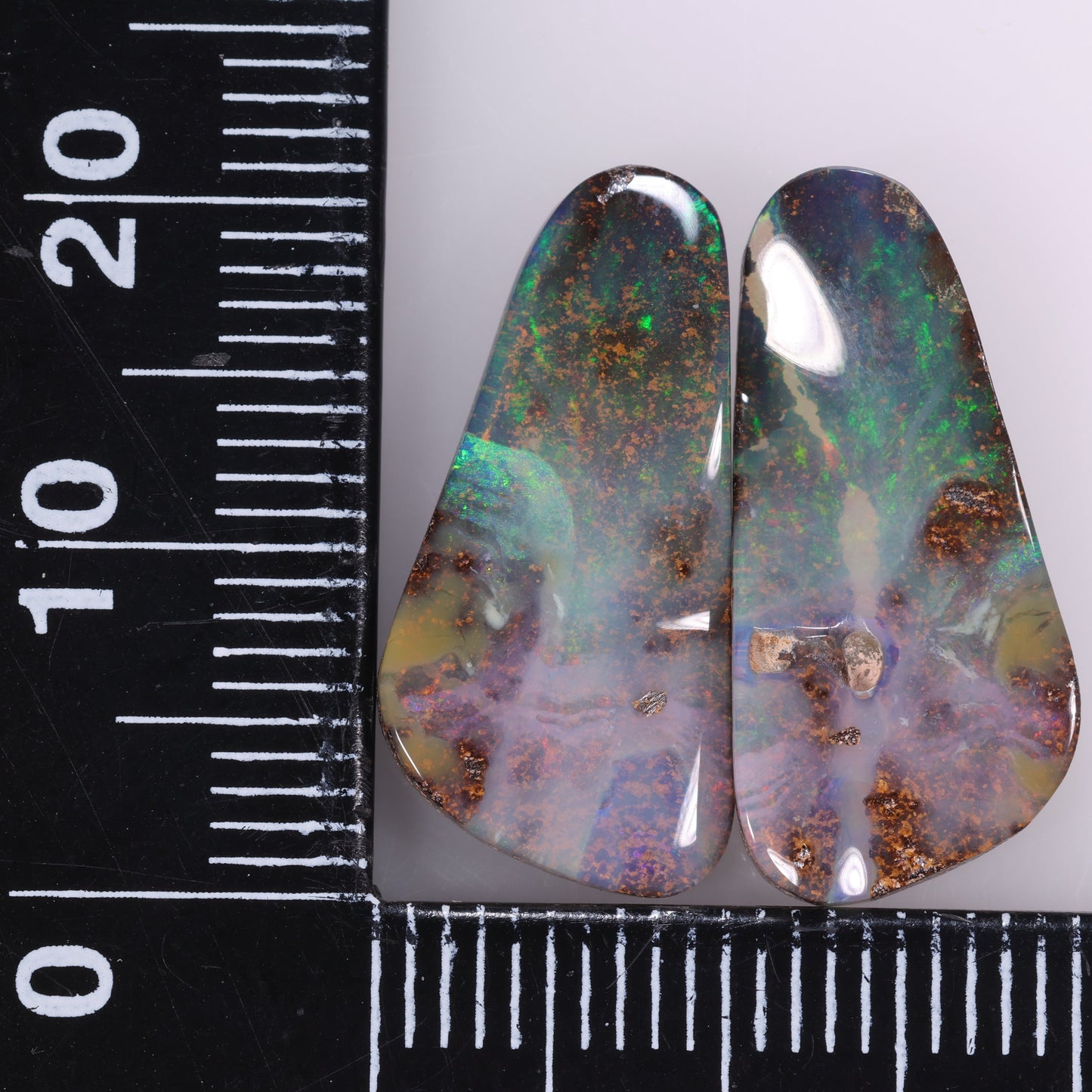 Boulder Opal Pair 9.83 cts 33632