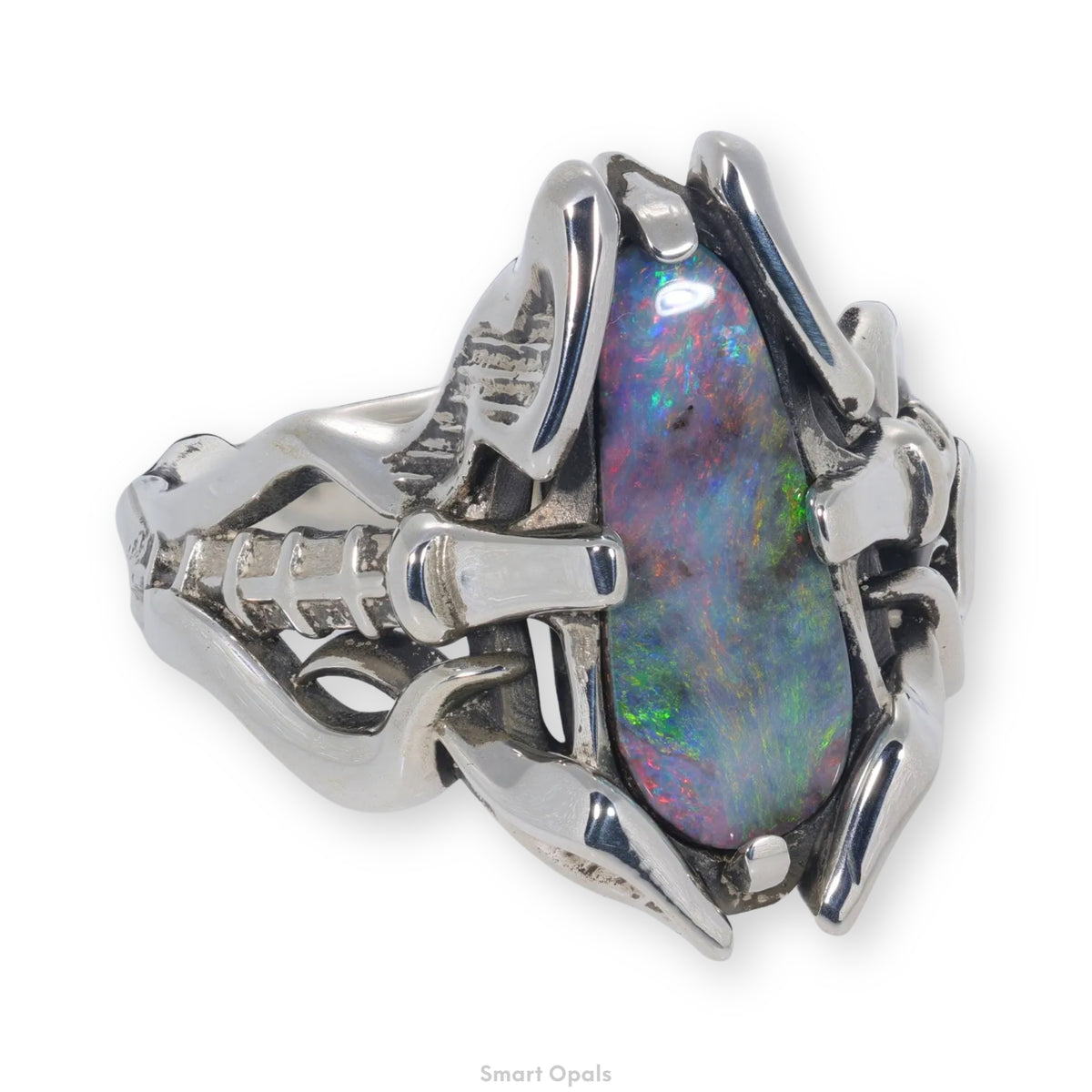 Boulder Earthfire Ring 3.66 cts 34294
