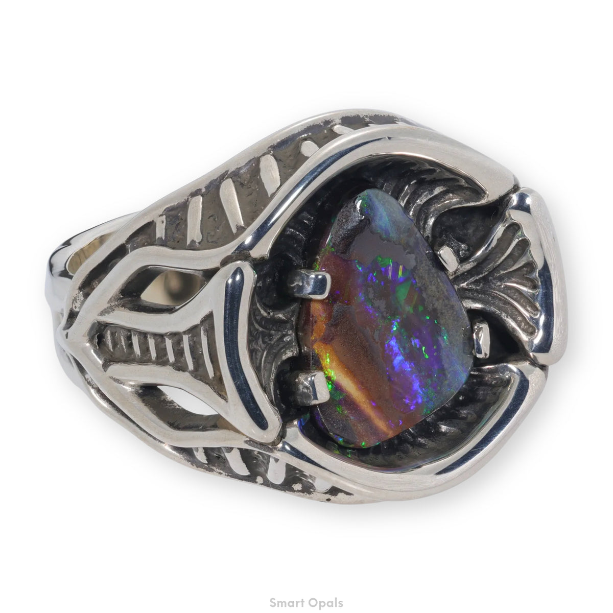 Boulder Earthfire Ring 4.14 cts 34300