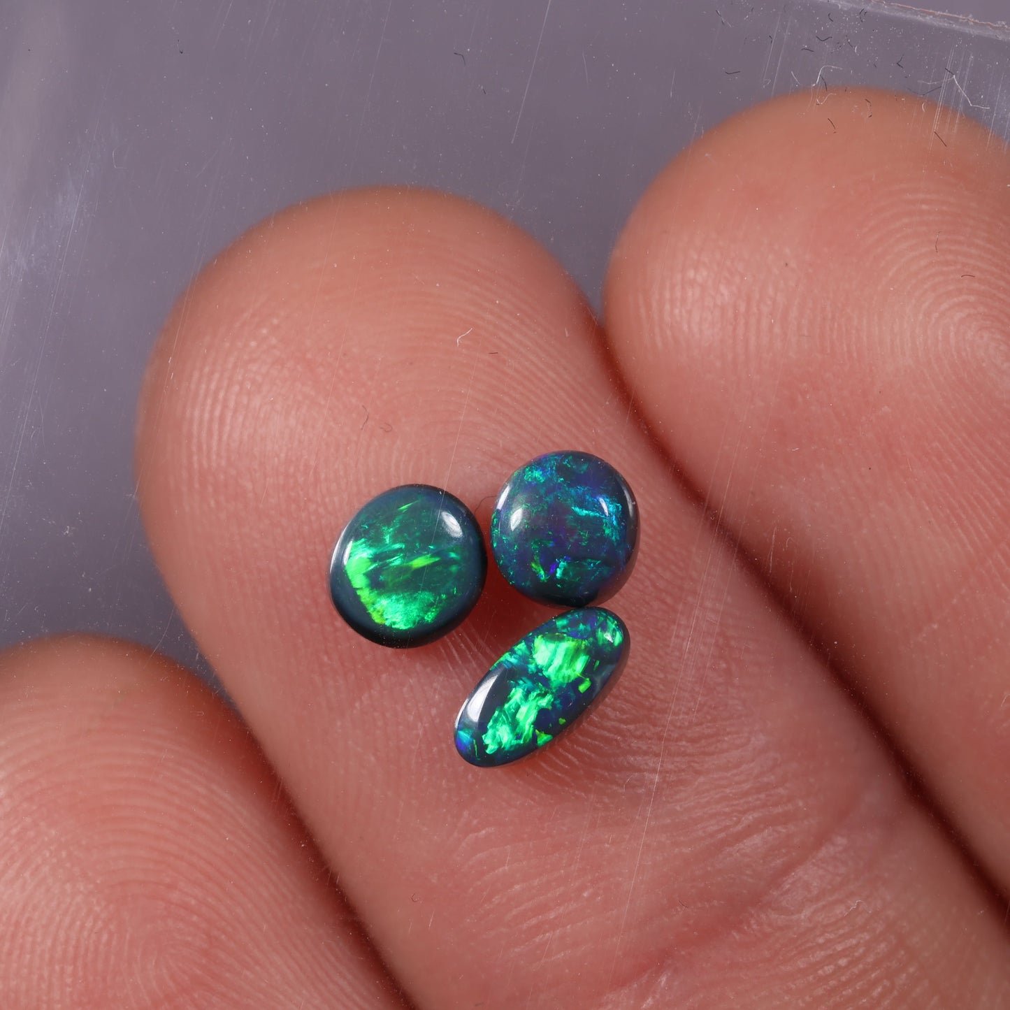 Lightning Ridge Set 0.93 cts 34687