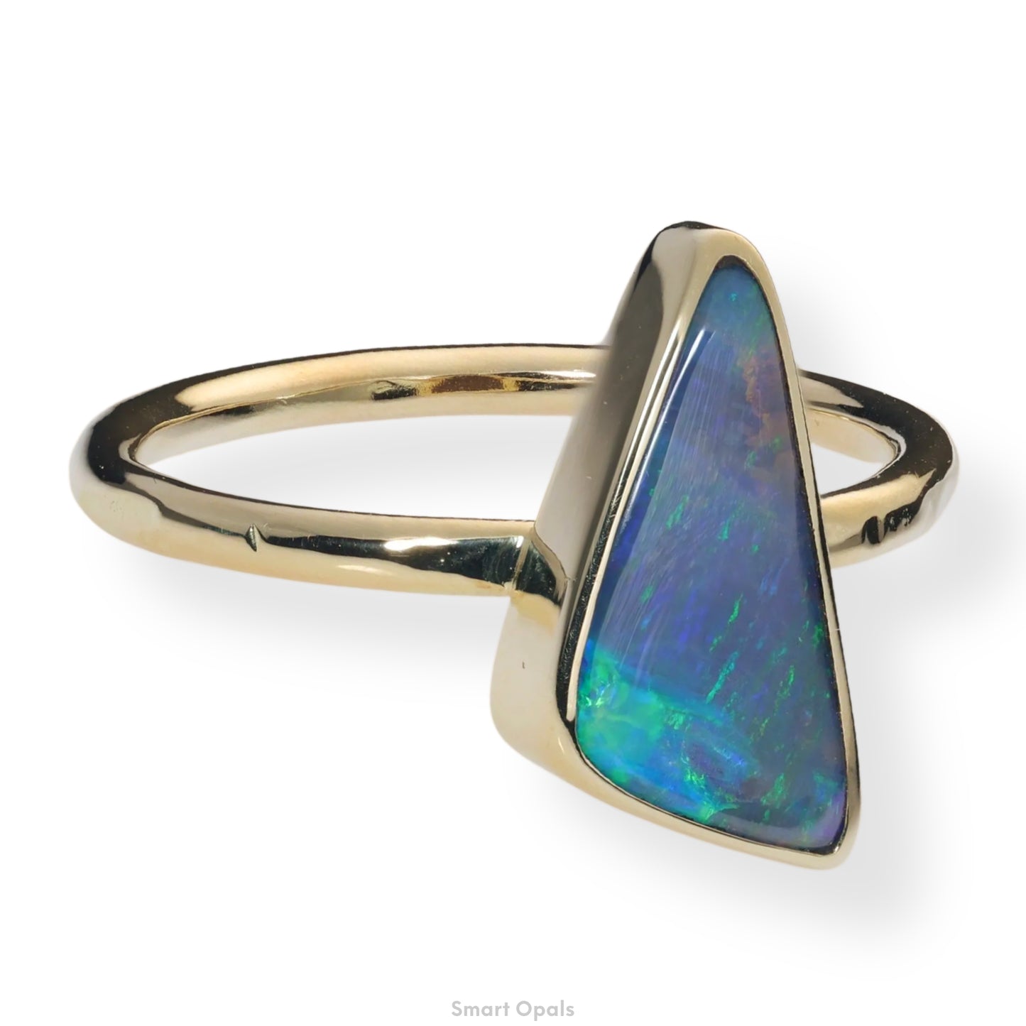 Atoll Boulder Opal 14K Gold Ring 27239