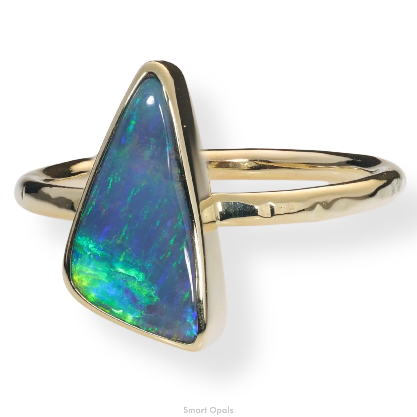 Atoll Boulder Opal 14K Gold Ring 27239