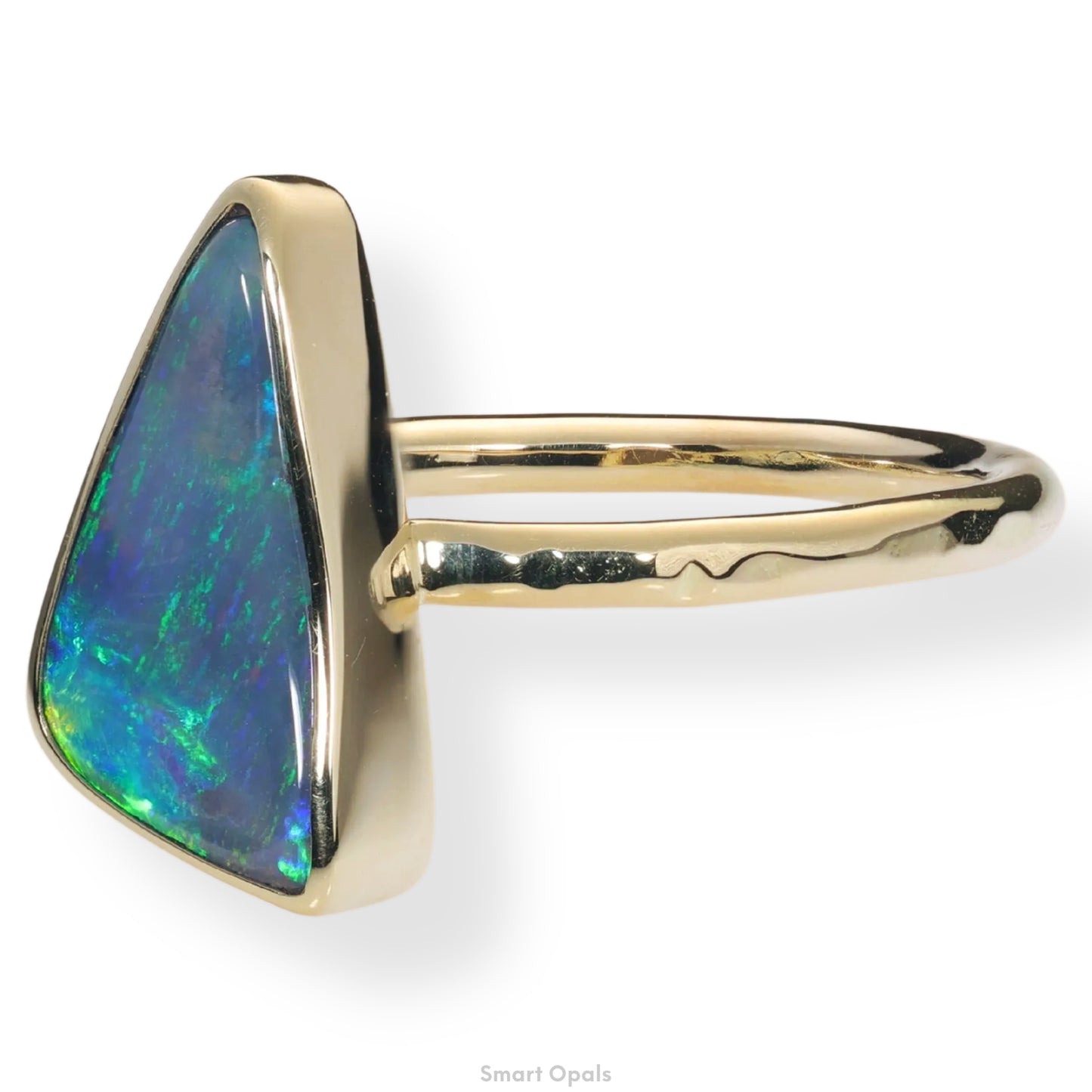 Atoll Boulder Opal 14K Gold Ring 27239