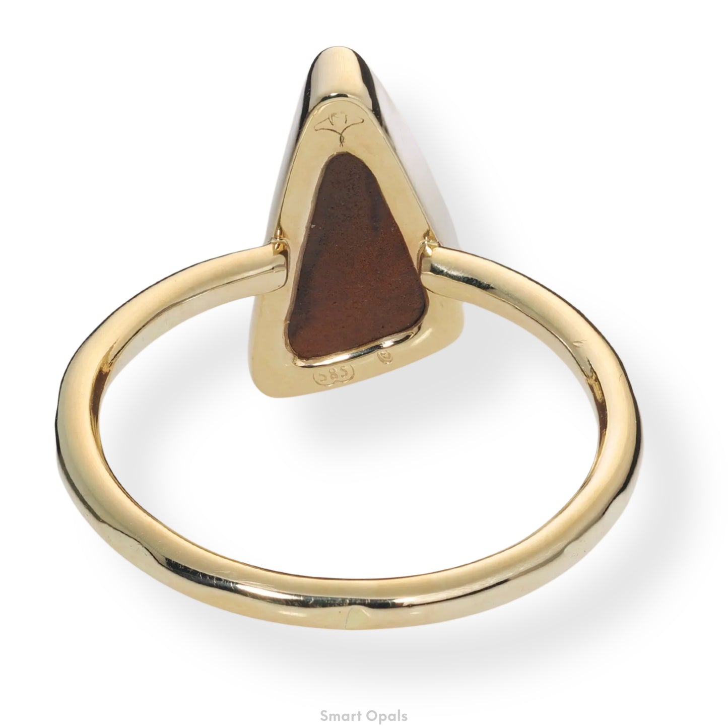 Atoll Boulder Opal 14K Gold Ring 27239