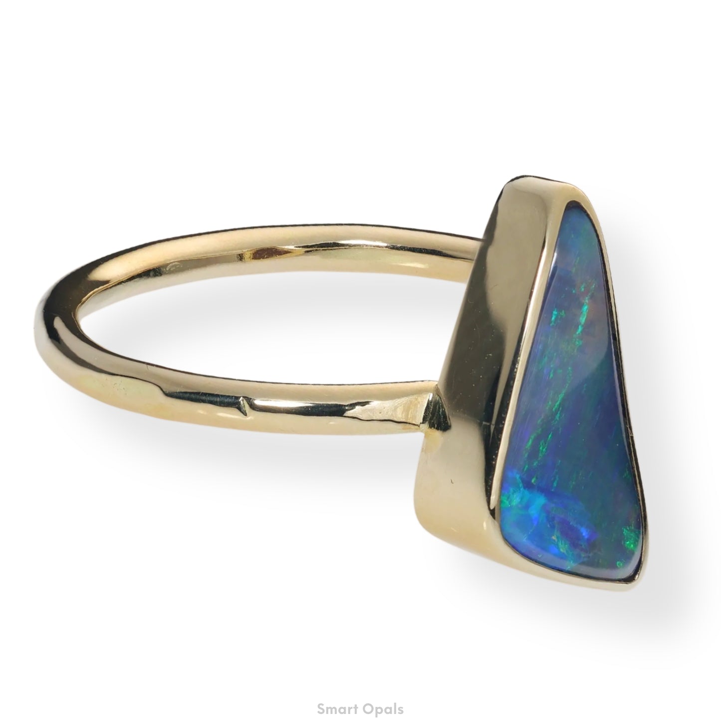 Atoll Boulder Opal 14K Gold Ring 27239