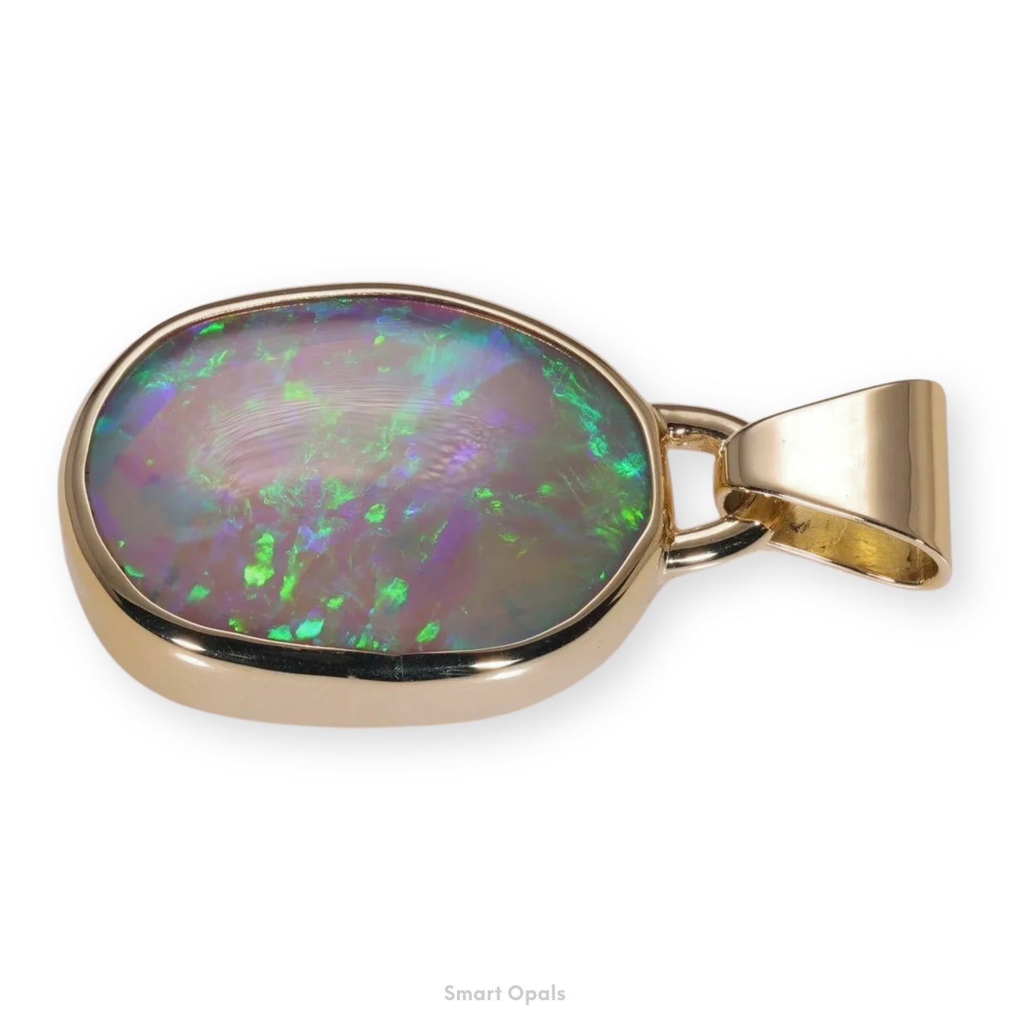 Atoll Lightning Ridge Opal 14K Gold Pendant 27251