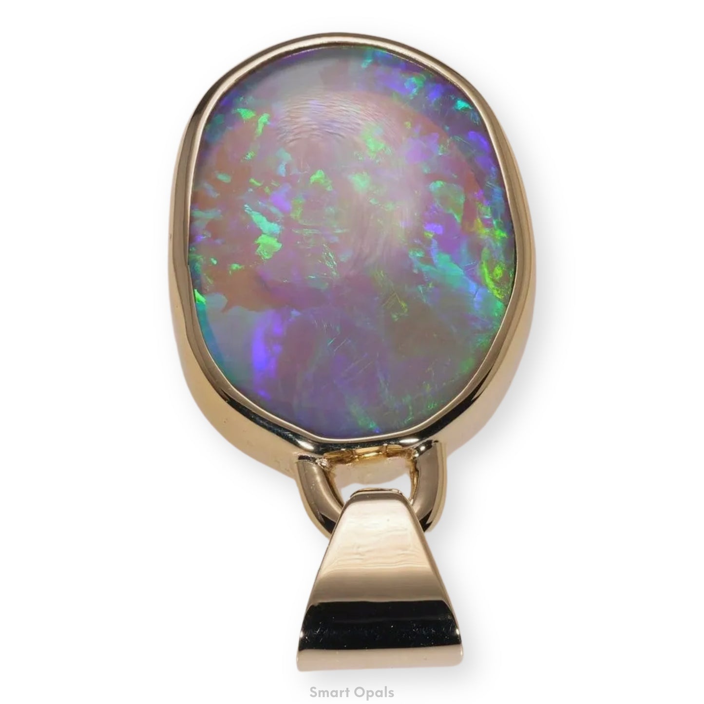 Atoll Lightning Ridge Opal 14K Gold Pendant 27251