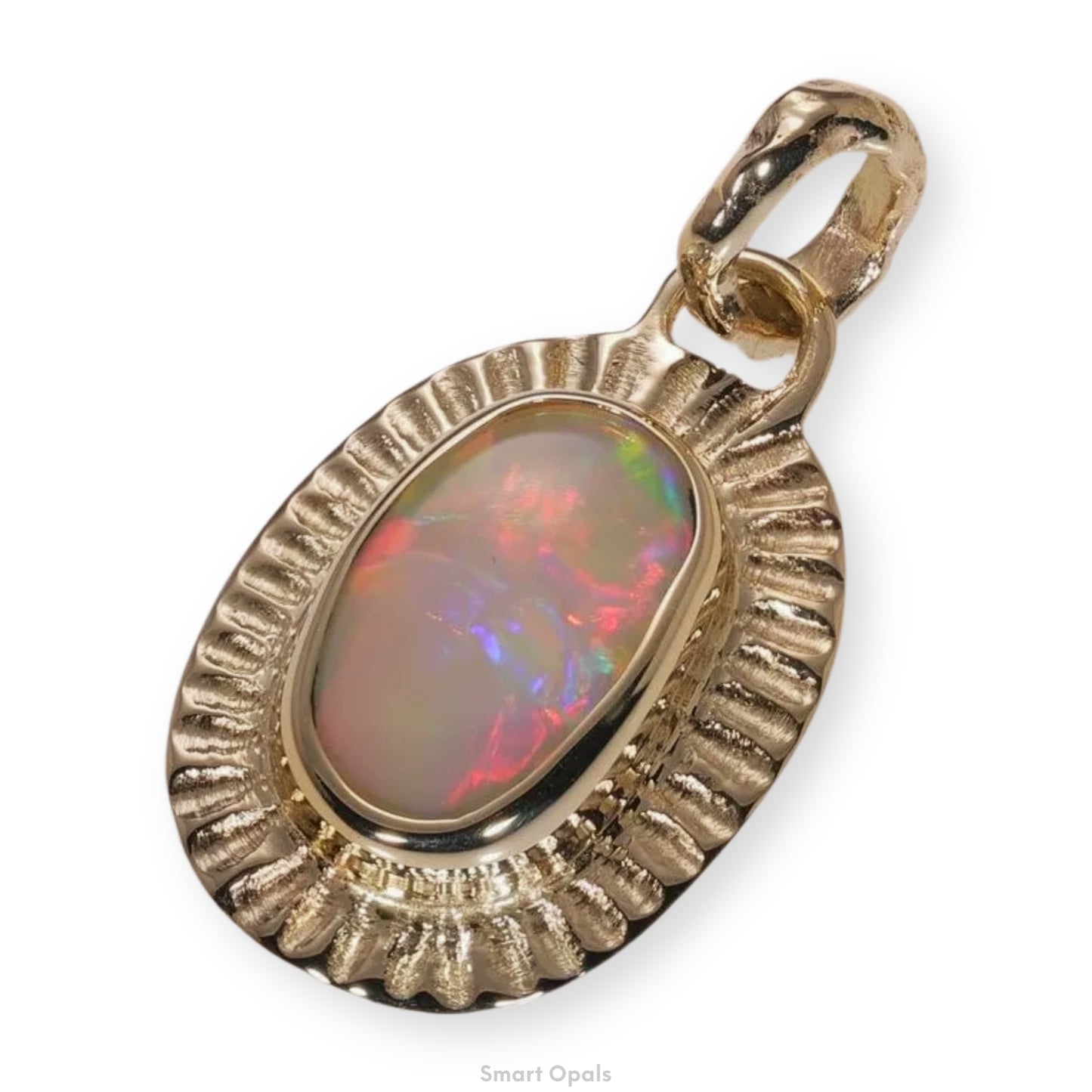 Atoll Lightning Ridge Opal 14K Gold Pendant 27517