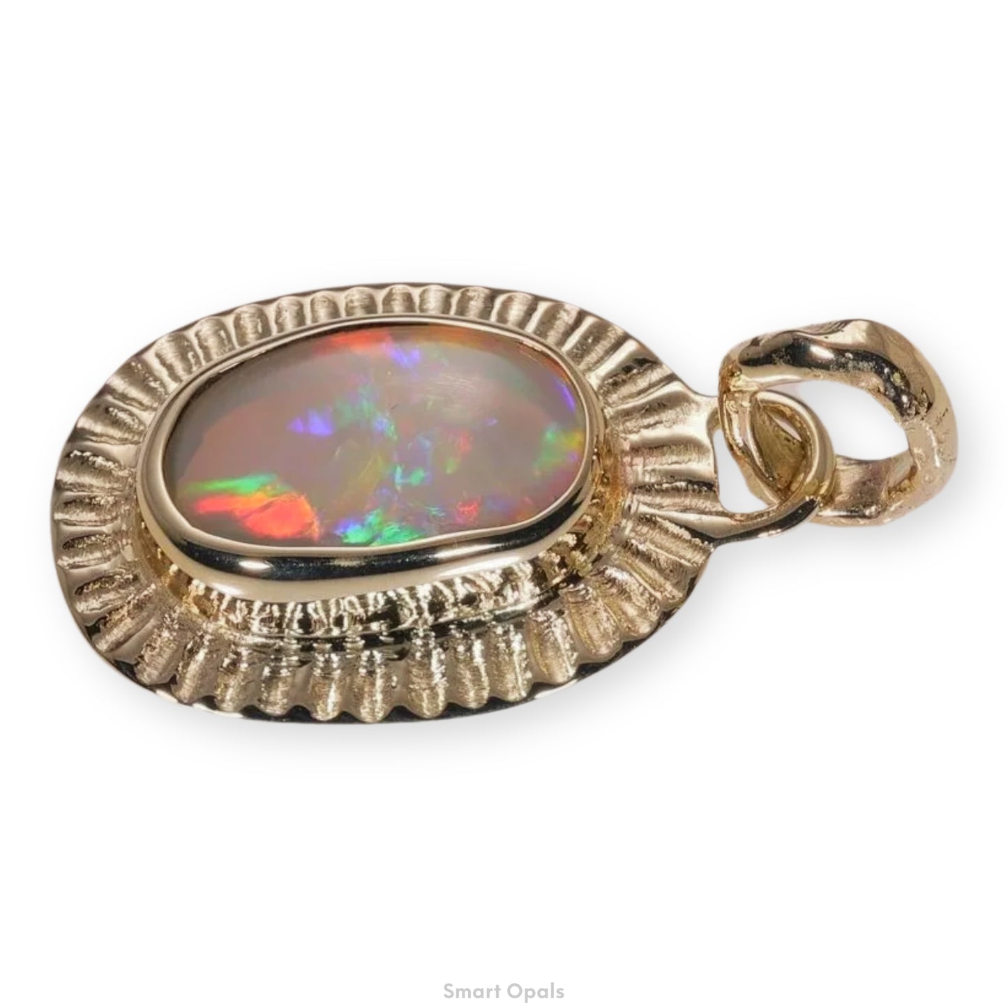 Atoll Lightning Ridge Opal 14K Gold Pendant 27517