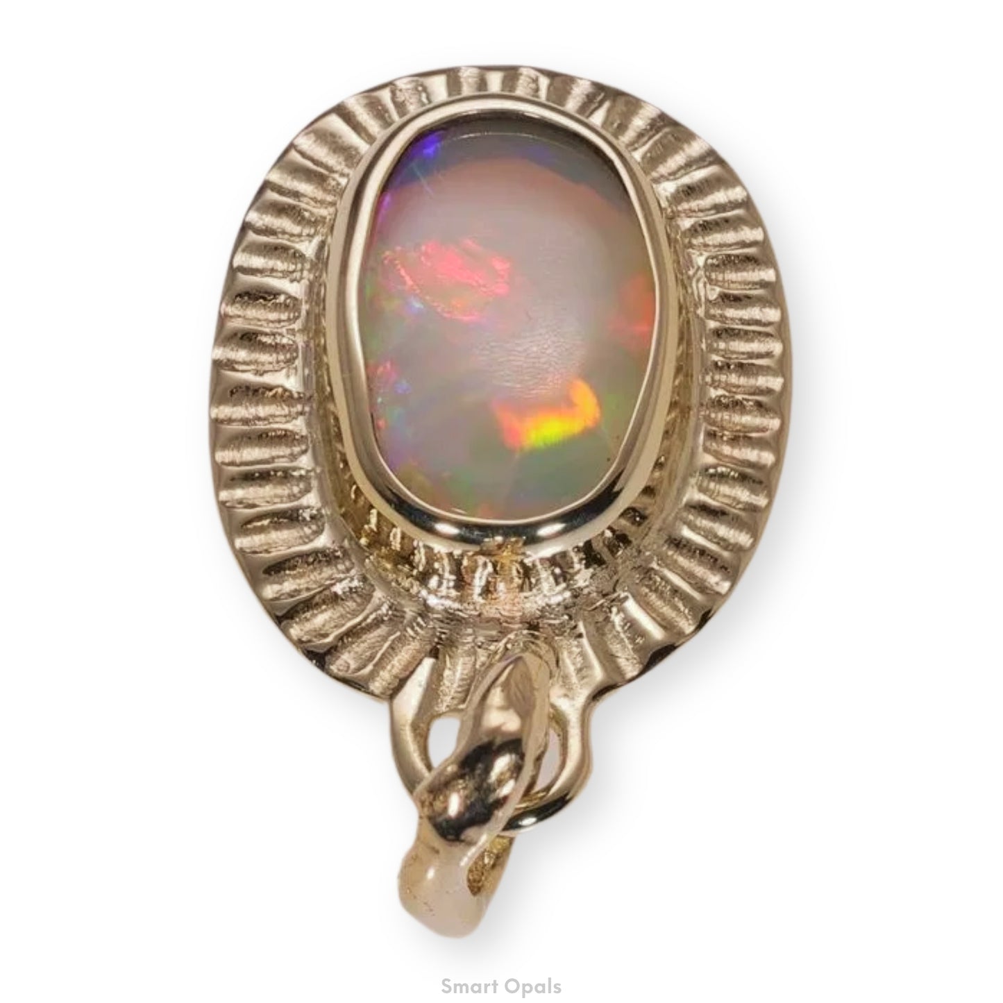 Atoll Lightning Ridge Opal 14K Gold Pendant 27517