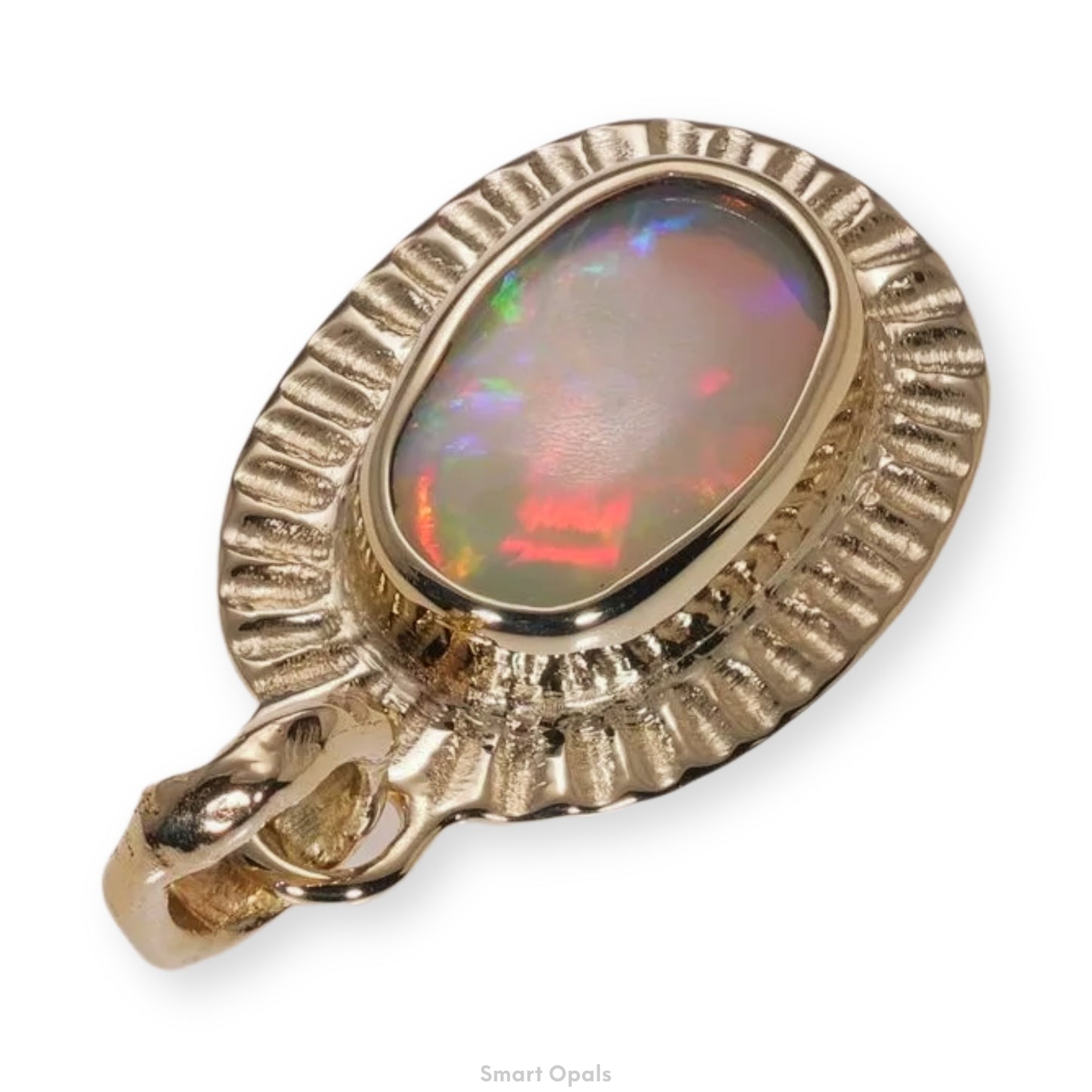 Atoll Lightning Ridge Opal 14K Gold Pendant 27517