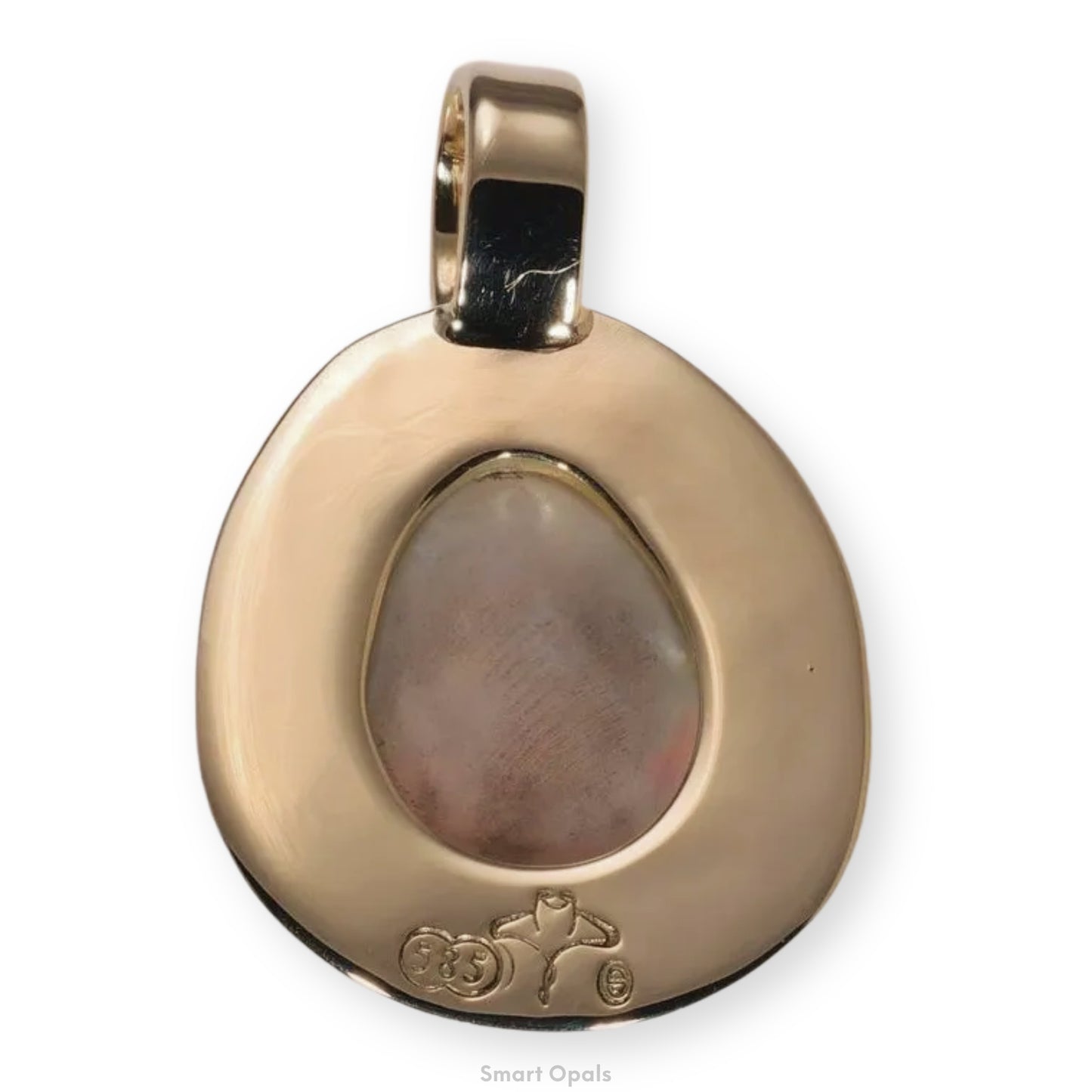 Atoll Lightning Ridge Opal 14K Gold Pendant 29073