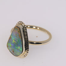 Load image into Gallery viewer, Atoll Boulder Opal 14K Gold Ring 25550
