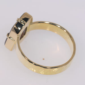 Atoll Boulder Opal 18K Gold Ring 21048