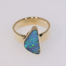 Load image into Gallery viewer, Atoll Boulder Opal 18K Gold Ring 23967
