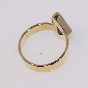Atoll Boulder Opal 18K Gold Ring 23967