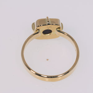 Atoll Boulder Opal 18K Gold Ring 24132