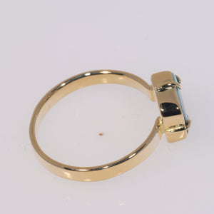 Atoll Boulder Opal 18K Gold Ring 24132