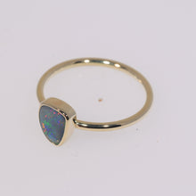 Load image into Gallery viewer, Atoll Lightning Ridge Opal 14K Gold Ring 27248
