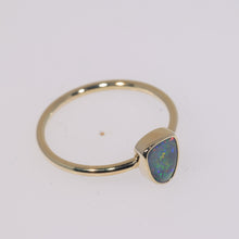 Load image into Gallery viewer, Atoll Lightning Ridge Opal 14K Gold Ring 27248
