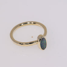 Load image into Gallery viewer, Atoll Lightning Ridge Opal 14K Gold Ring 27245
