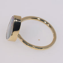 Load image into Gallery viewer, Atoll Boulder Opal 14K Gold Ring 27240
