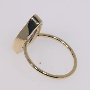 Atoll Boulder Opal 14K Gold Ring 27242
