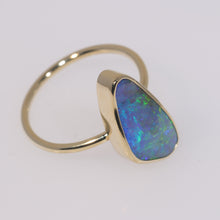 Load image into Gallery viewer, Atoll Boulder Opal 14K Gold Ring 27242
