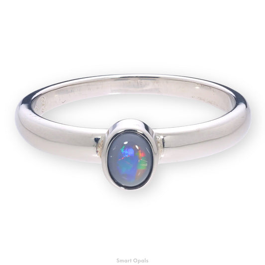 Lightning Ridge Ring 0.54 cts 22926