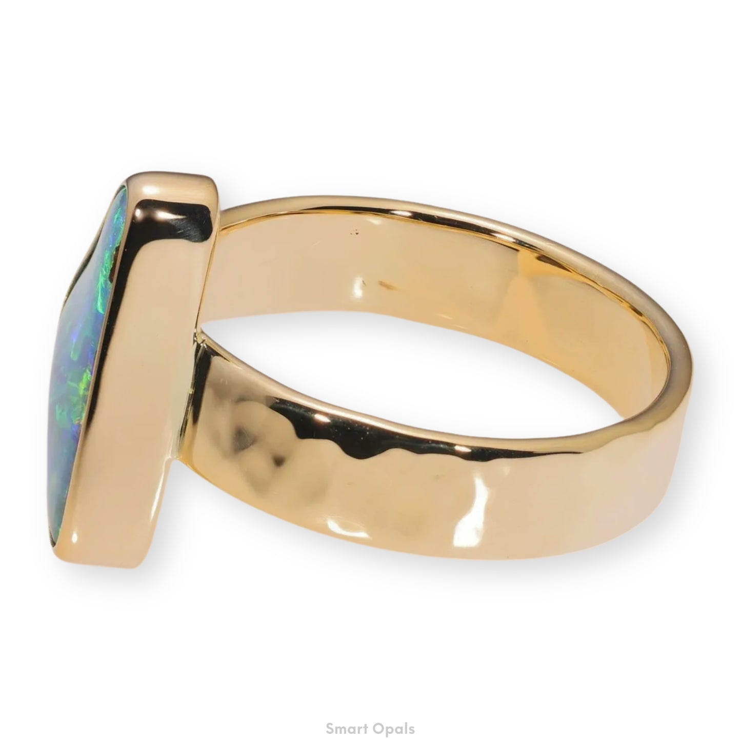 Atoll Boulder Opal 18K Gold Ring 23967