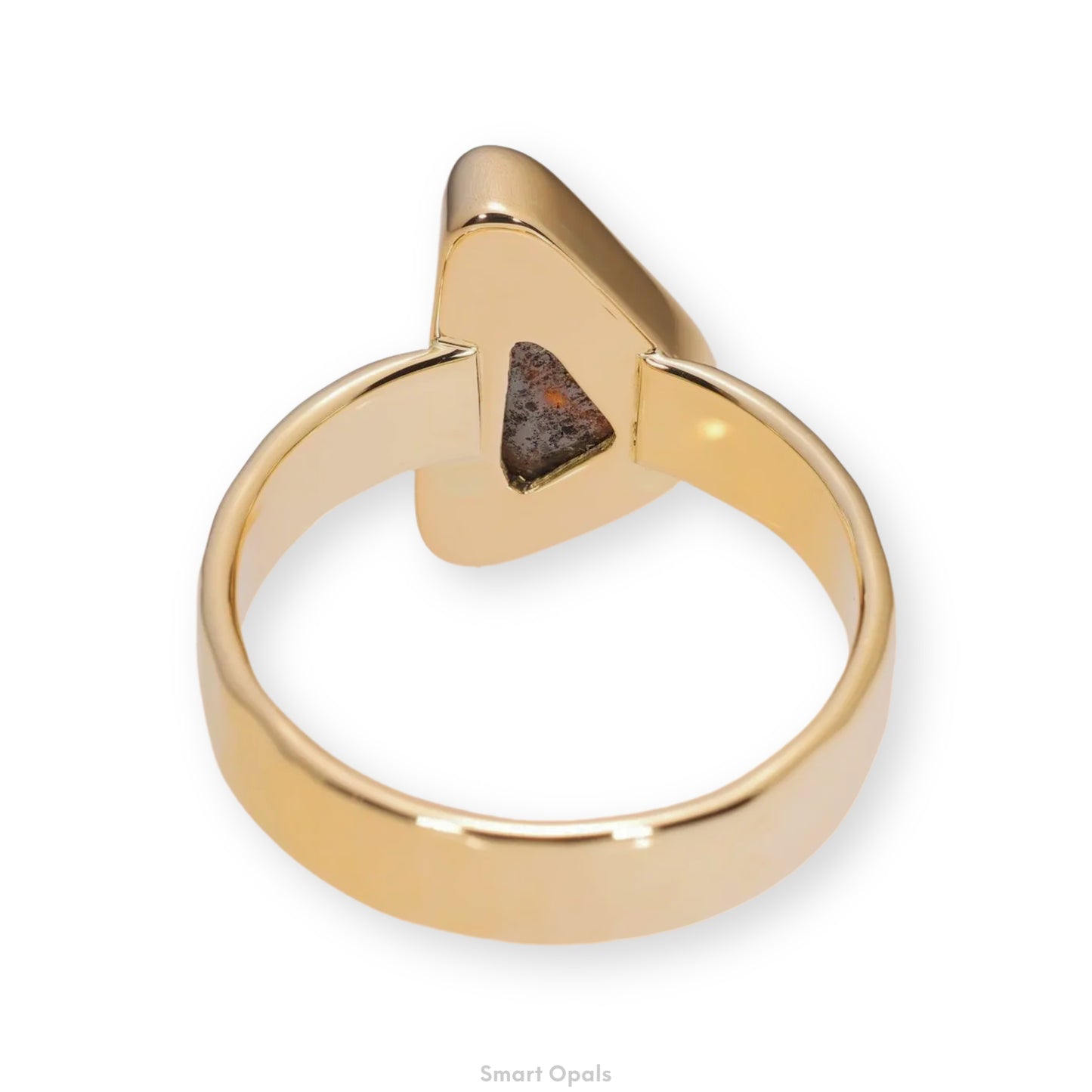 Atoll Boulder Opal 18K Gold Ring 23967