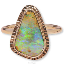 Load image into Gallery viewer, Atoll Boulder Opal 14K Gold Ring 25550
