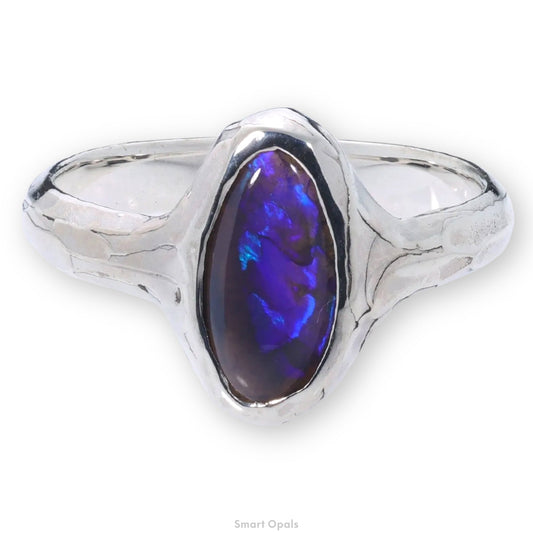 Lightning Ridge Ring 0.81 cts 26470