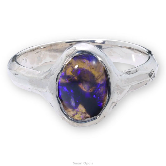 Lightning Ridge Ring 0.94 cts 26475
