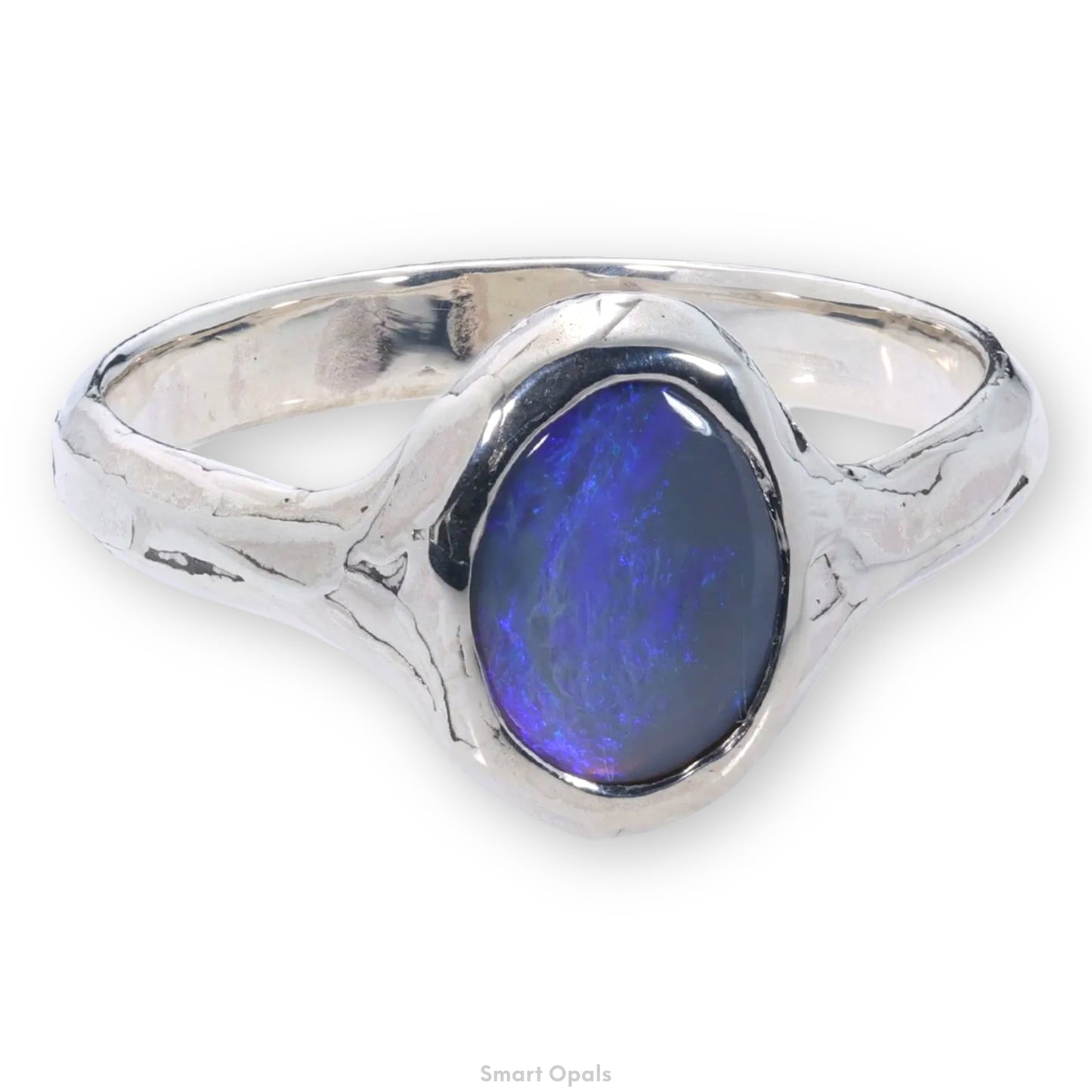 Lightning Ridge Ring 0.83 cts 26476