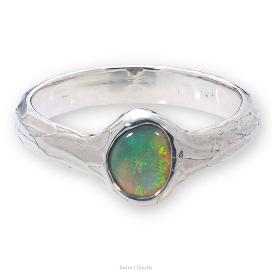 Lightning Ridge Ring 0.75 cts 26498